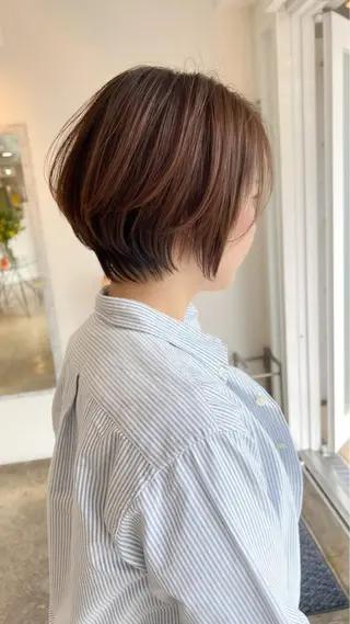 ショート ショート/ボブ/縮毛 三上達大のヘアスタイル