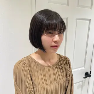 ショート カラー ボブ／ブリーチカラー ／ゆづき🌟のヘアスタイル