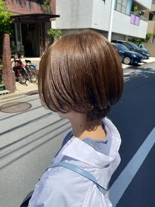 ショート カラー お任せヘア☘️☘️ 及川渚のヘアスタイル