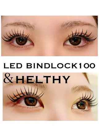 マツエク・マツパ シュガーレイ所属・バインドロック🦋 アンドヘルシーのマツエク・マツパデザイン