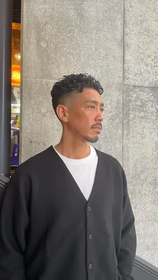 ショート パーマ メンズ ニュアンスパーマ/ メンズカット田島勇樹のヘアスタイル