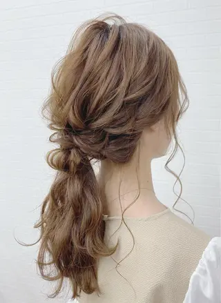 ロング ヘアアレンジ GRANLUSSO 〜グランルッソ駅前店所属・木口 嘉美のヘアスタイル