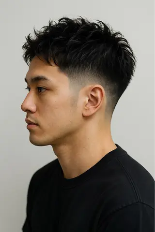 ショート メンズ 下鳥 廉のヘアスタイル