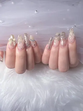 ネイル 【パラジェル・フィルイン】 T&BNAIL STUDIO所属・あまるめ ゆきえのネイルデザイン