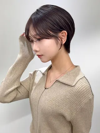 ショート カラー 髪質改善カラー ショートボブ専門のヘアスタイル