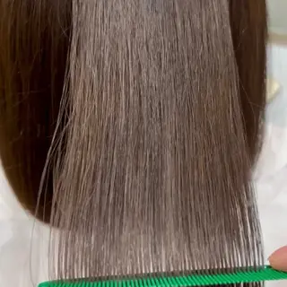 ミディアム カラー 『艶髪』で印象が激変 ！髪質改善専門KONのヘアスタイル