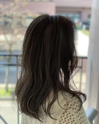 ロング カラー 💎大人ハイライト 💎上杉一也💎のヘアスタイル