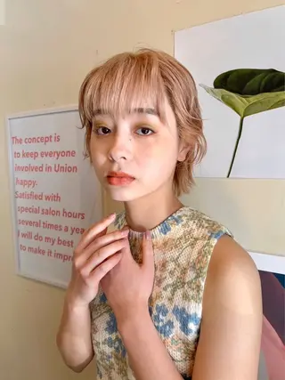 ショート 森綱 悠 /栄/ボブのヘアスタイル