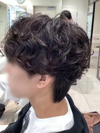 パーマ メンズ 【𝐀𝐬𝐡-池袋 】ひな 🎀💭のヘアスタイル