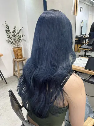 ロング カラー ヘアアレンジ 韓国/ハイトーン/ ボブ🎀MIKU🎀のヘアスタイル