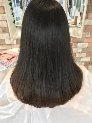 ミディアム セミロング ロング 韓国ヘア 山本勝志のヘアスタイル