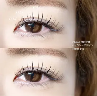 マツエク・マツパ 安江 雪乃のマツエク・マツパデザイン