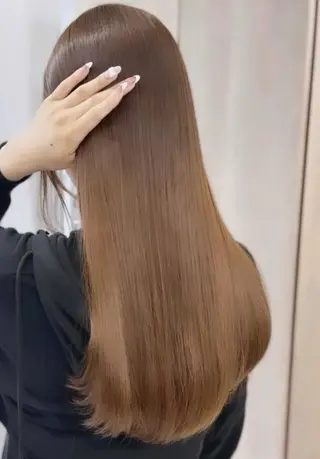 ロング 美髪矯正しかしない人 栄 矢場町服部飛鳥のヘアスタイル