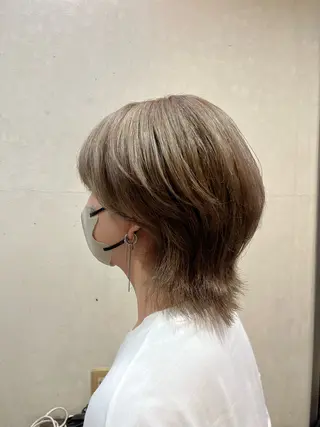 ショート 西 沙菜/トレンド カラー/透明感カラーのヘアスタイル