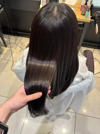 ロング カラー 韓国髪質改善艶カラー /レイヤー/miyuのヘアスタイル