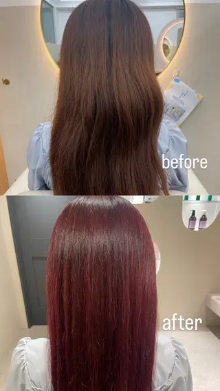 ロング 髪質改善/艶カラー✨ 𝔂𝓾𝓴𝓲のヘアスタイル