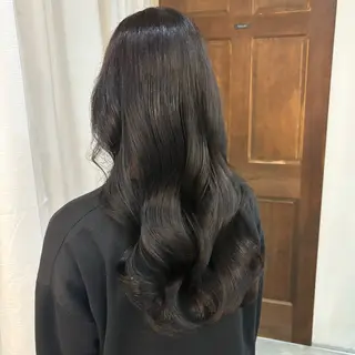 ロング カラー ゆうめ 透明感カラー /韓国風レイヤーのヘアスタイル