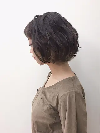 ショート ブリーチカラー/ 岩破瑞希のヘアスタイル