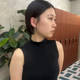 ショート noé所属・HINA/栄/ボブ/ ボブパーマ/インナーのヘアスタイル