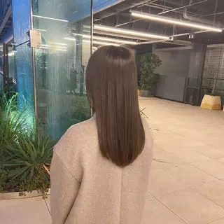 ロング カラー PULSE yokohama所属・横浜駅/韓国レイヤー カット/髪質改善のヘアスタイル