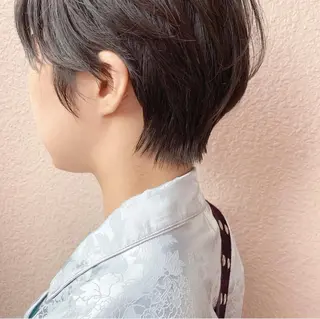 ショート カラー 代表🎀 ふわモテ愛 され髪🩷yumiのヘアスタイル