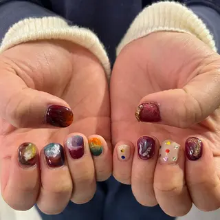 ネイル 小川 柚香のネイルデザイン