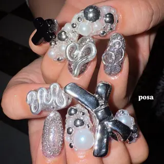 ネイル posa nail モエミのネイルデザイン