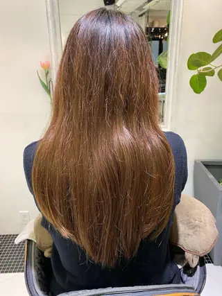 セミロング カラー ducha所属・DUCHA Tomida naoのヘアスタイル