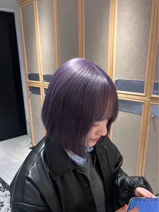 ミディアム ブリーチ/縮毛矯正 🏖️MIREのヘアスタイル