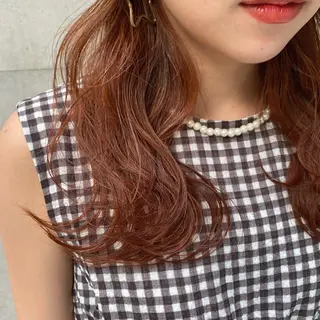 ミディアム カラー ☘️ブリーチ/ハイト ーン/レイヤー/のヘアスタイル