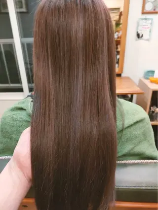 ロング カラー HempBeauty 浅野アサミのヘアスタイル