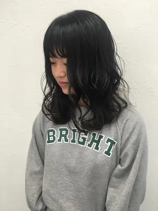 セミロング 2nd所属・🤍2nd🤍田所 美希のヘアスタイル