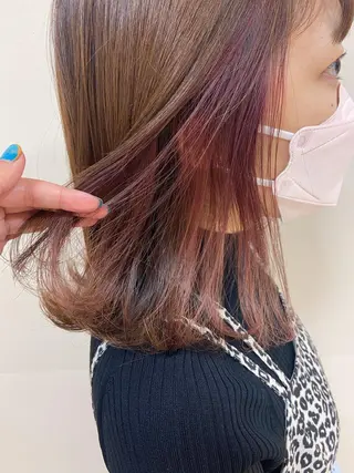 セミロング カラー 【カラーリスト】 Likka.のヘアスタイル