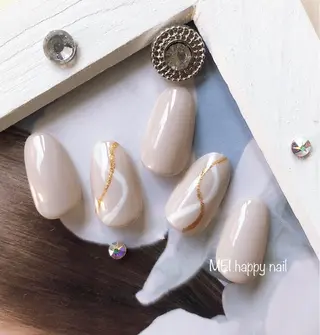 ネイル 北浦和 自爪育成ケアのネイルデザイン