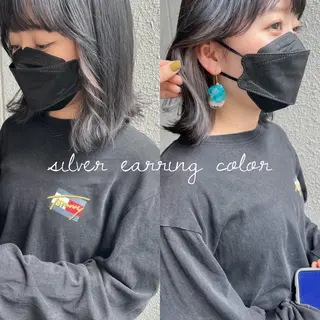 ミディアム カラー カラーパティシエ facce🌼ikoのヘアスタイル