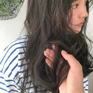 ロング カラー レイヤー/顔周り /AKARIのヘアスタイル