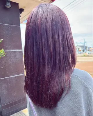 ミディアム EARTH長岡 🌼渡辺まい🌼のヘアスタイル