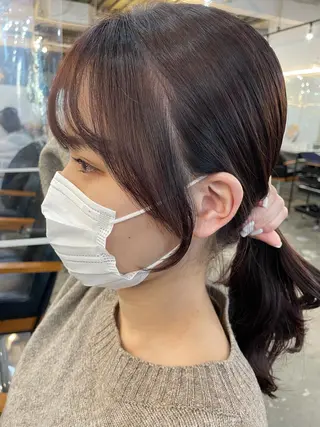 セミロング 🤍韓国ヘア🇰🇷 タバタサオリ🤍のヘアスタイル