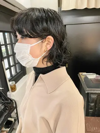 ショート パーマ kvell by urban.所属・ショート・ボブ ・ウルフ✂︎IMAIのヘアスタイル