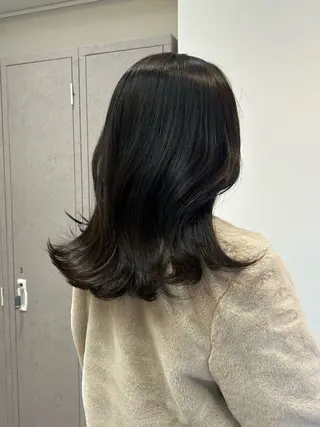 ミディアム ayaka ［sou］のヘアスタイル