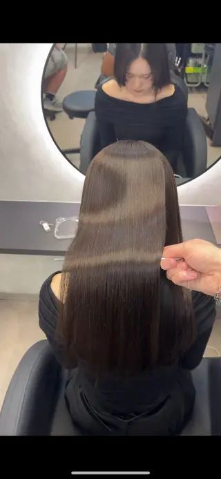 ロング カラー ヘアアレンジ 新宿 /髪質改善/ 縮毛矯正/ヒュウガのヘアスタイル
