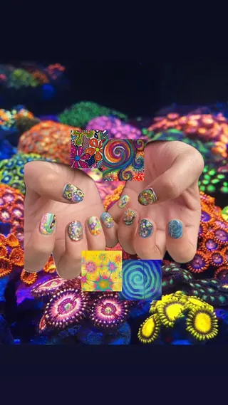 ネイル .unff所属・hana (..)個 性派/メンズネイル◎のネイルデザイン