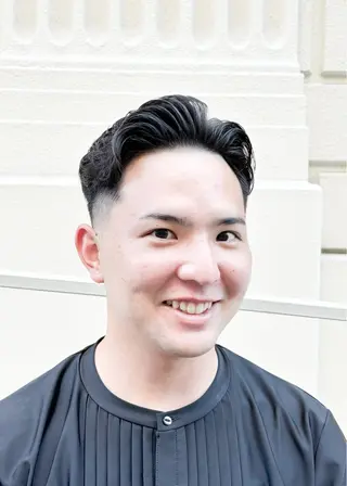 ショート パーマ メンズ DAD　BARBERSHOP所属・三宮メンズカット ヨシイッキのヘアスタイル