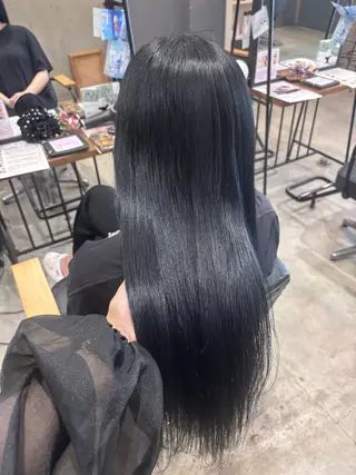 ロング カラー Lolonois三国店所属・新村 小夏のヘアスタイル