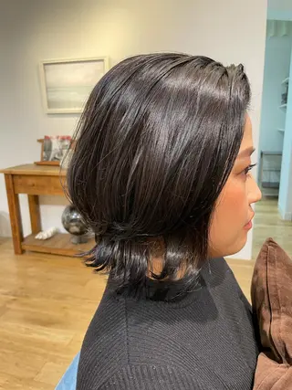 ミディアム 齋藤 巧のヘアスタイル