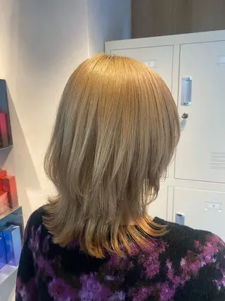 ミディアム LAMIN MEFULL 木場店所属・篠田 千佳のヘアスタイル