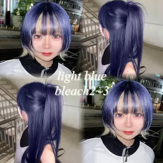 ミディアム カラー 🫧ハイトーン特化 🐺矢島タツキ🐺のヘアスタイル