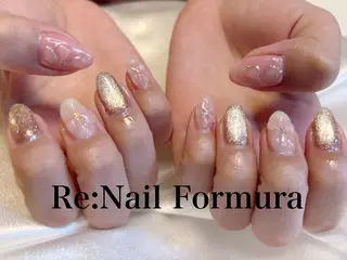 ミディアム Re:Nail Formula所属・kido chieのネイルデザイン