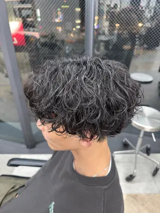 パーマ メンズ ☀️メンズパーマ☀️ /栄/濵﨑新成のヘアスタイル