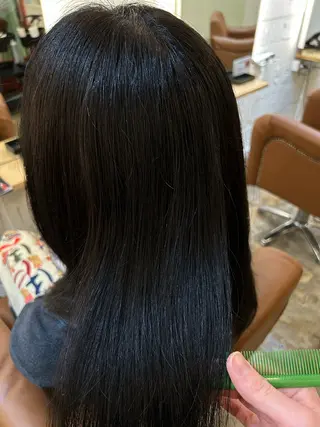 セミロング カラー AMBERGLEAM Hair&Cloth Yoga所属・Ryo☘縮毛矯正/ メンズ/ブリーチ/のヘアスタイル